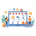 Catálogo online simple en móvil mostrando productos con precio y botón “Pedir por WhatsApp”