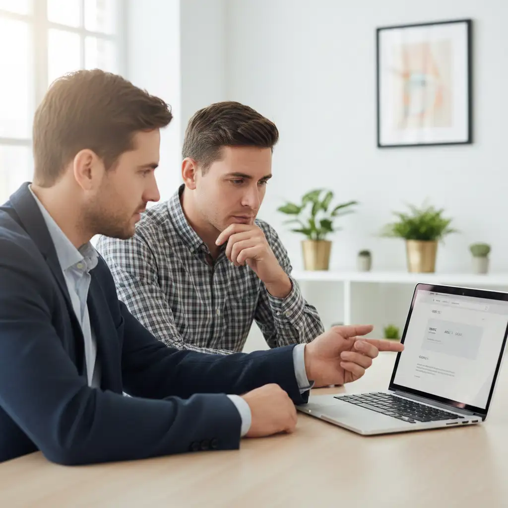 asesor de marketing digital ayudando a un negocio en Motril